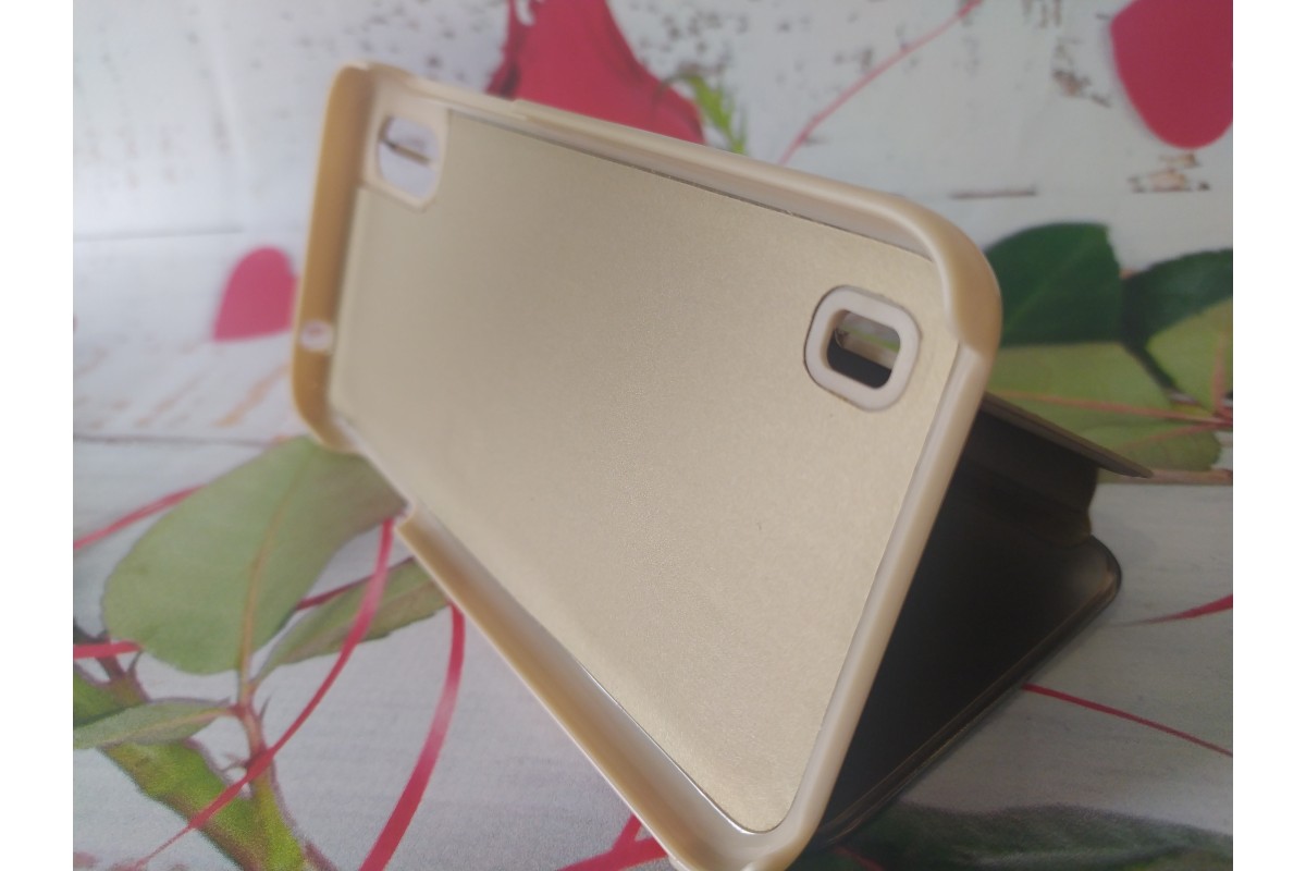 Чохол-книжка Clear View Standing Cover для Samsung Galaxy A01 Золотий