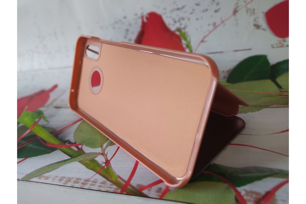 Чохол-книжка Clear View Standing Cover для Huawei P Smart+ (nova 3i) Рожеве золото
