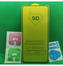 Захисне скло (full glue) для Xiaomi Redmi 10 / Note 10 5G / Note 10 4G / 10s / Note 11 / Note 11s / Poco M5s / Note 12s / Poco M3 Pro / Oppo A52 / A72 / A92 / A93  Чорне