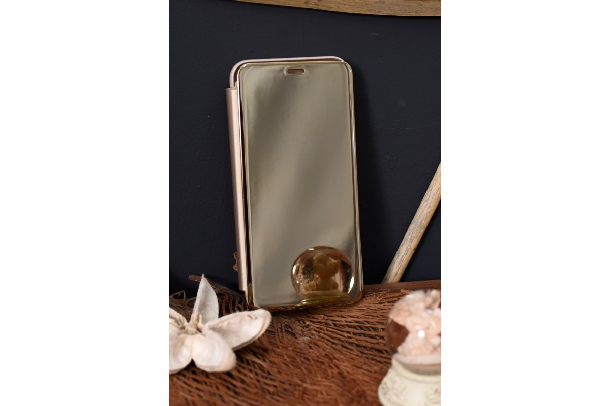 Чохол-книжка Clear View Standing Cover для Samsung Galaxy M60S / A81 / Note 10 Lite Золотий