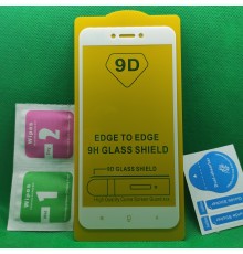 Захисне скло (full glue) для Xiaomi Redmi 4Х Біле