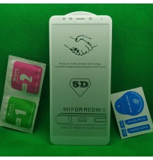 Захисне скло (full glue) для Xiaomi Redmi 5 Біле
