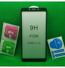 Захисне скло (full glue) для Xiaomi Redmi 6 / 6А Чорне
