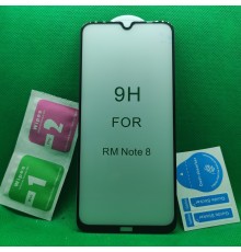 Захисне скло (full glue) для Xiaomi Redmi Note 8 Чорне