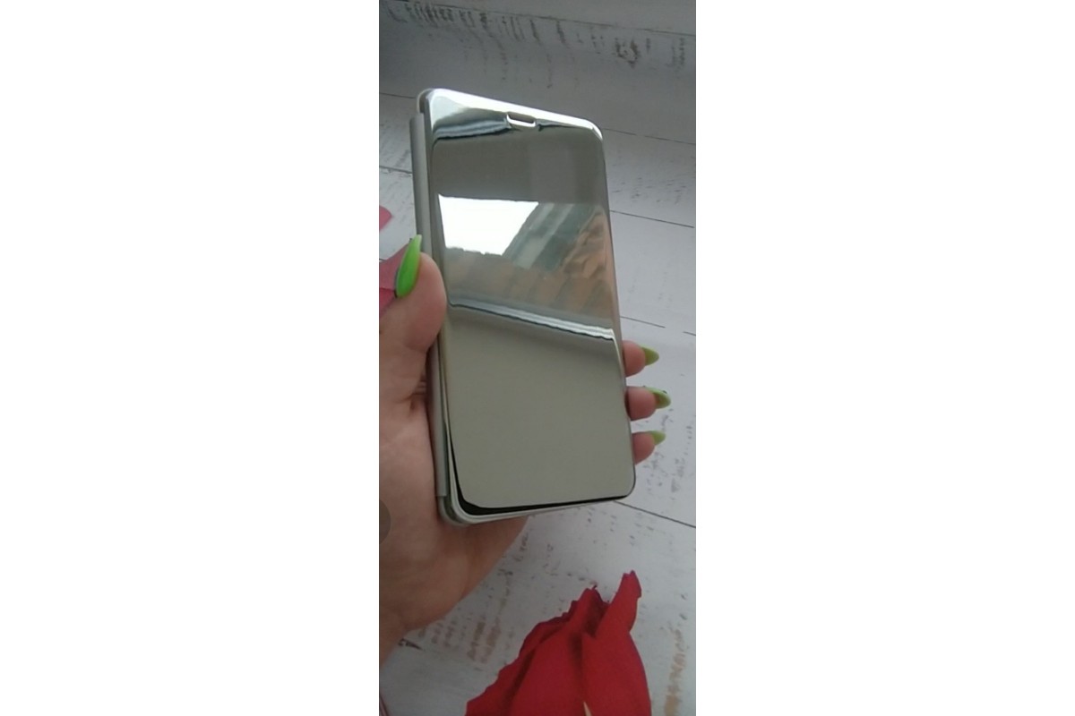 Чохол-книжка Clear View Standing Cover для Samsung Galaxy A02 Срібний