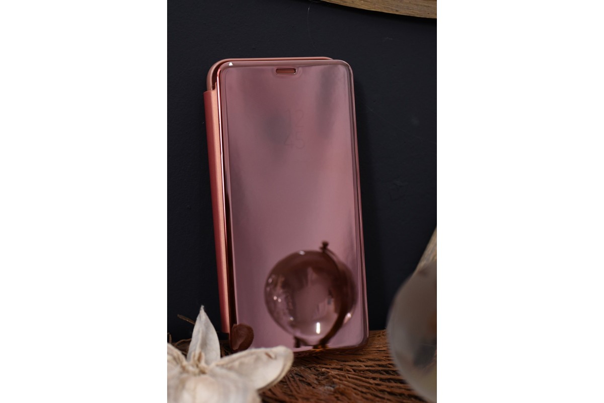 Чохол-книжка Clear View Standing Cover для Huawei Honor 9 Lite / P smart 2018 / Enjoy 7S Рожеве золото