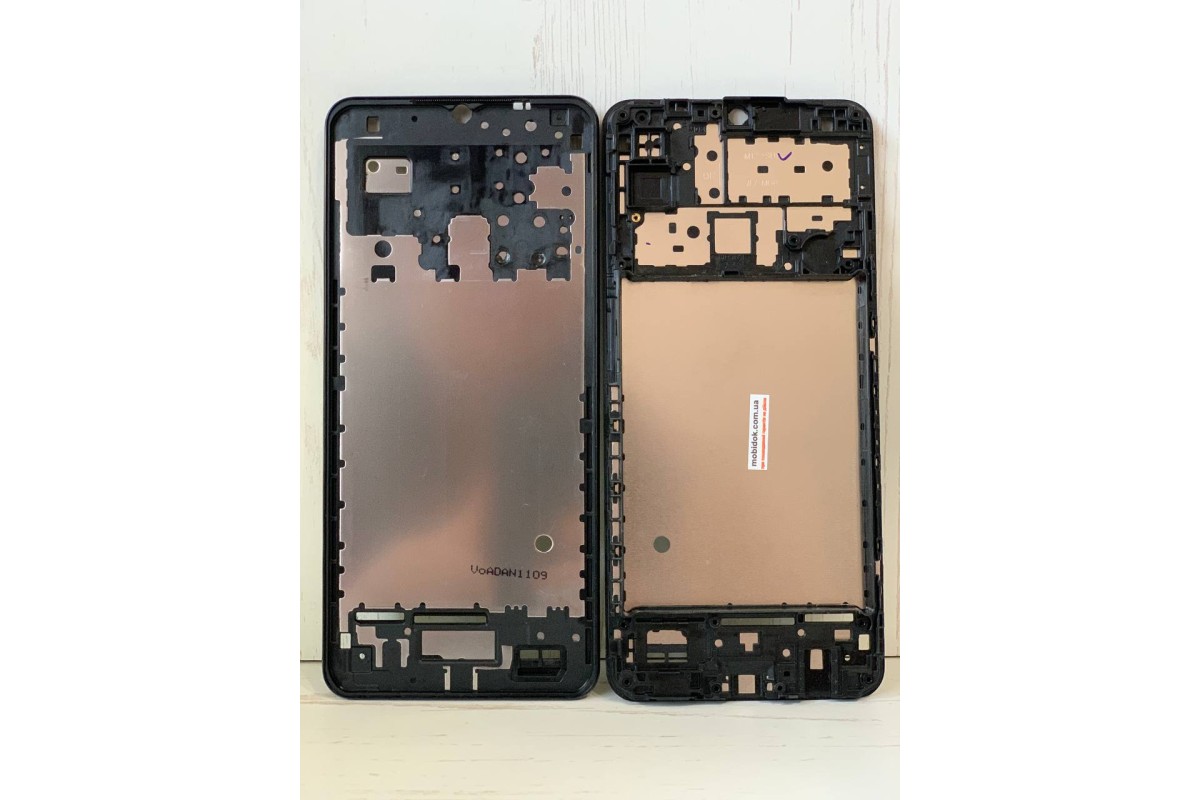 Рамка дисплея для Samsung M127 Galaxy M12 (2020) Чорна