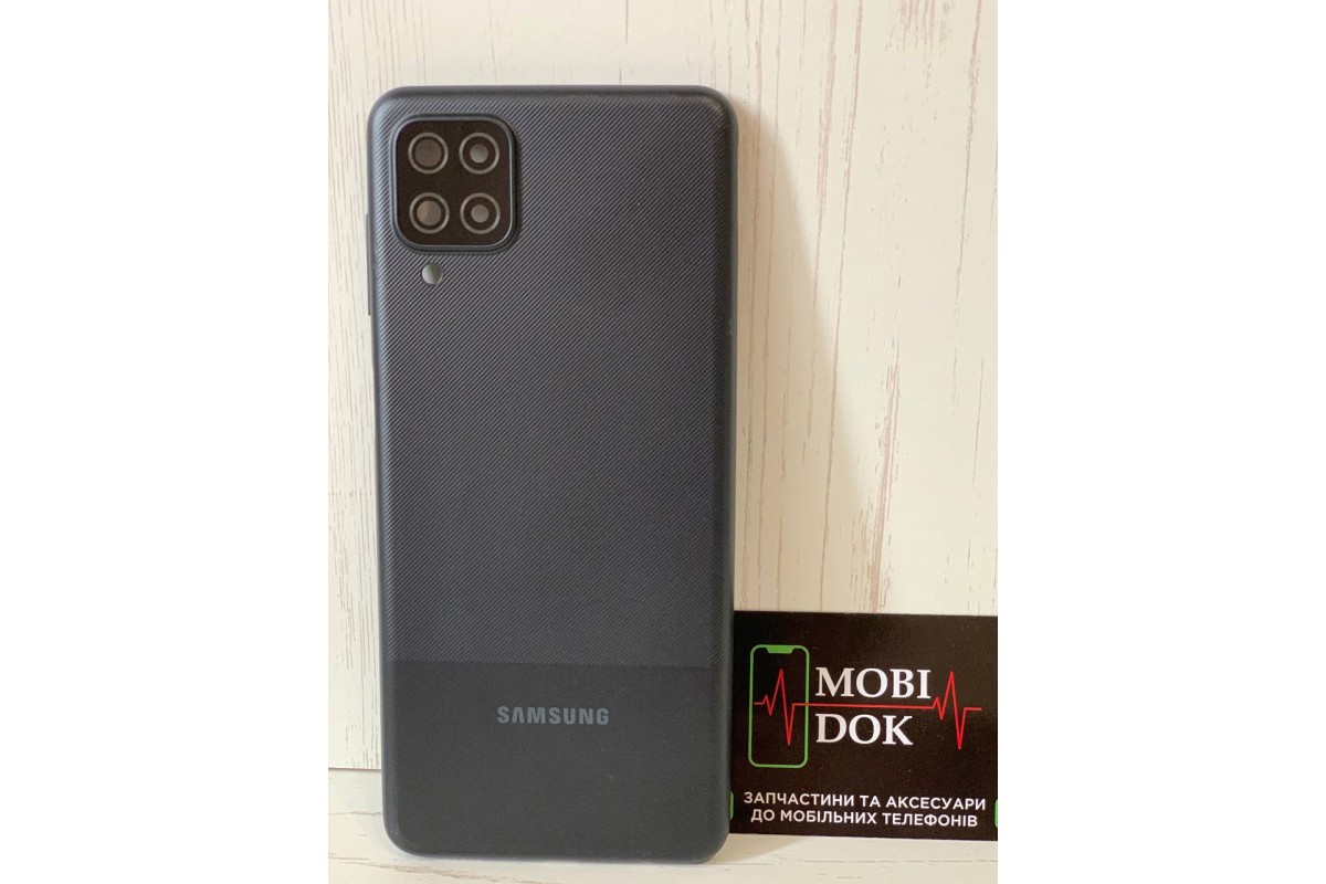 Задня кришка для Samsung A125 Galaxy A12 (2020) / A127 / M125 Чорна