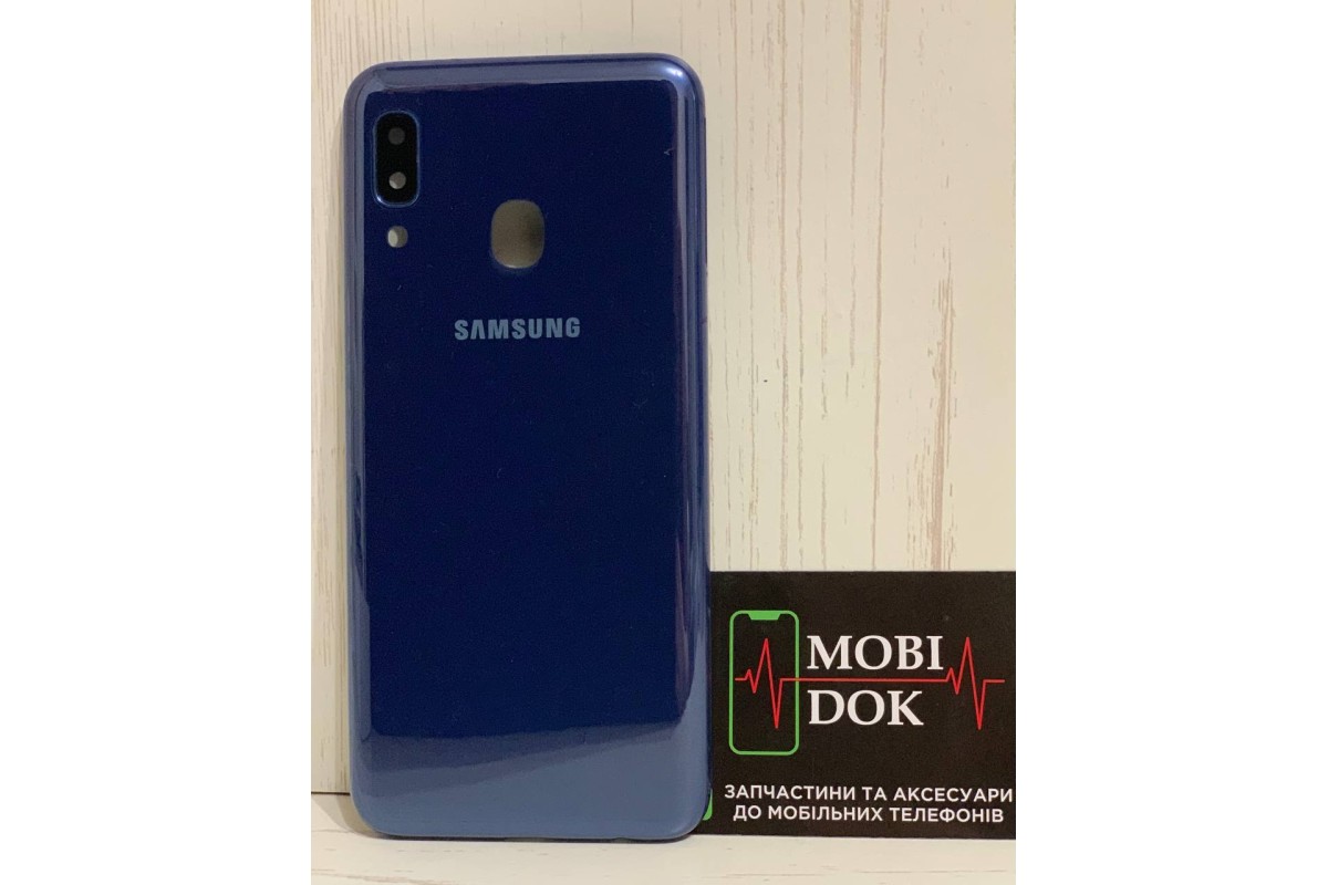 Задня кришка для Samsung A202 Galaxy A20e Синя